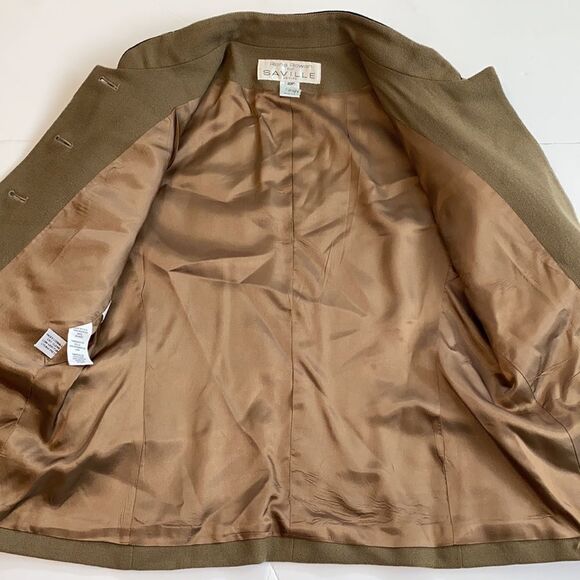 Rena Rowan for Saville EUC Vintage Wool Coat Equestrian Twee Academia Size 10P - Picture 3 of 9